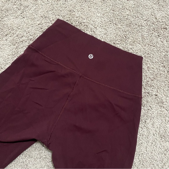 Maroon Lululemon leggings - Picture 2 of 2